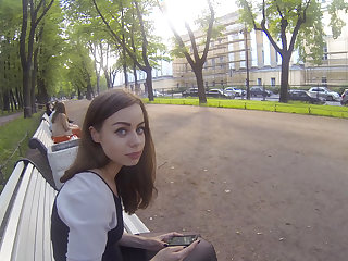 I presented myself to Susen as an insurance agent and took this teen ultra-cutie home to sign a contract right away. I also told her I needed to see her body with no clothes on to make sure I knew exactly what I was insuring. Ha-ha! I donâ€™t know h