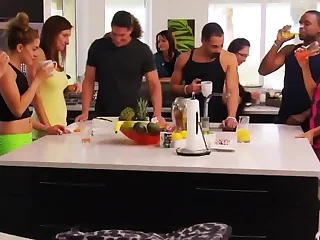 Summer fun with horny inexperienced swingers