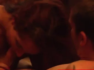 Oral sex in front of a hot swinger gang