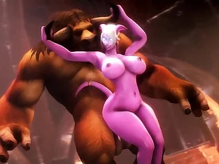Sexy Draenei Compilation of Amazing Three dimensional Scenes