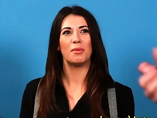 Classy kinky babe mocks