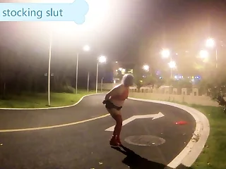 Effortless pickup then shes tossed out Outdoor Reality for Money