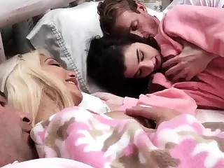 Cute teens masturbate together and euro duo Elizabeth